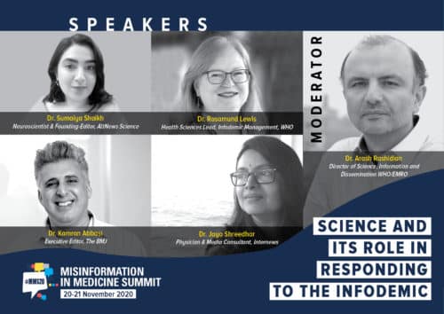 Misinformation in Medicine Summit 2020 8 speakers
