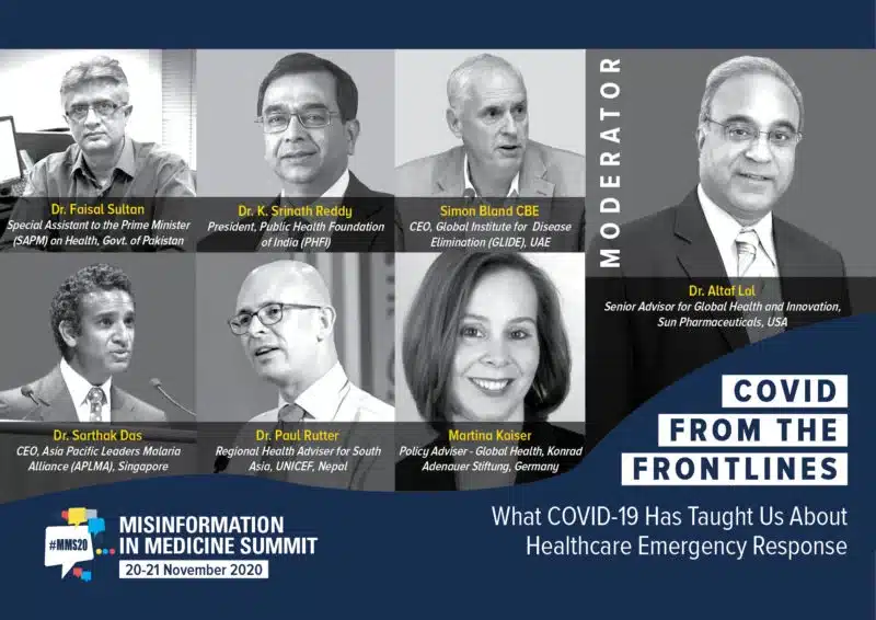 Speakers on Misinformation in Medicine Summit to discuss the learnings from COVID-19