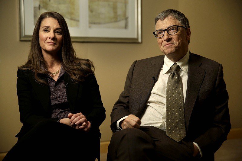 Bill Gates & wife Melinda